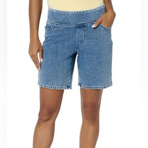 New Belle Beach by Kim Gravel Delray Denim 8" inseam Shorts / Sz 6